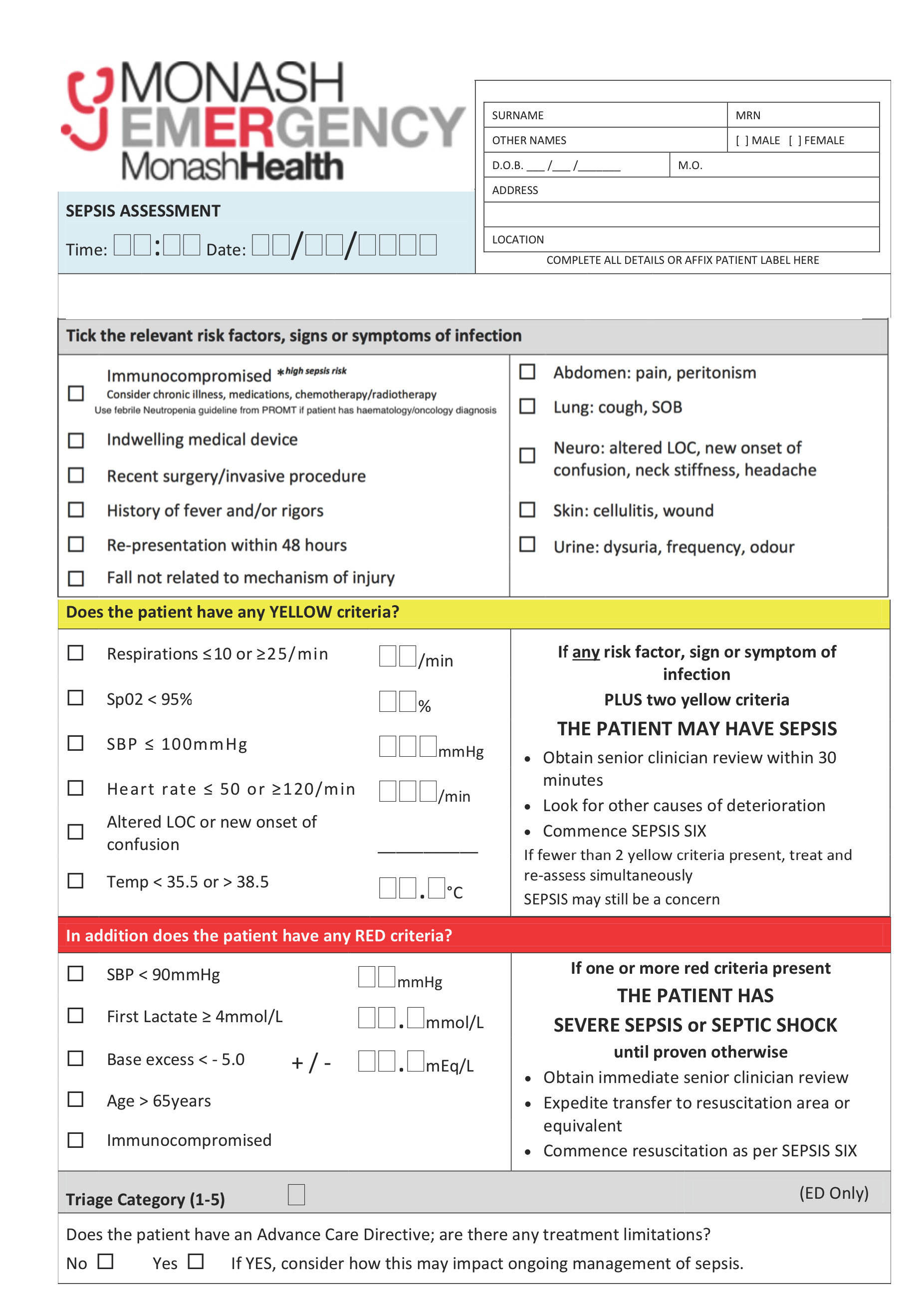 Evaluating the implementation and outcomes of a sepsis pathway in the ...